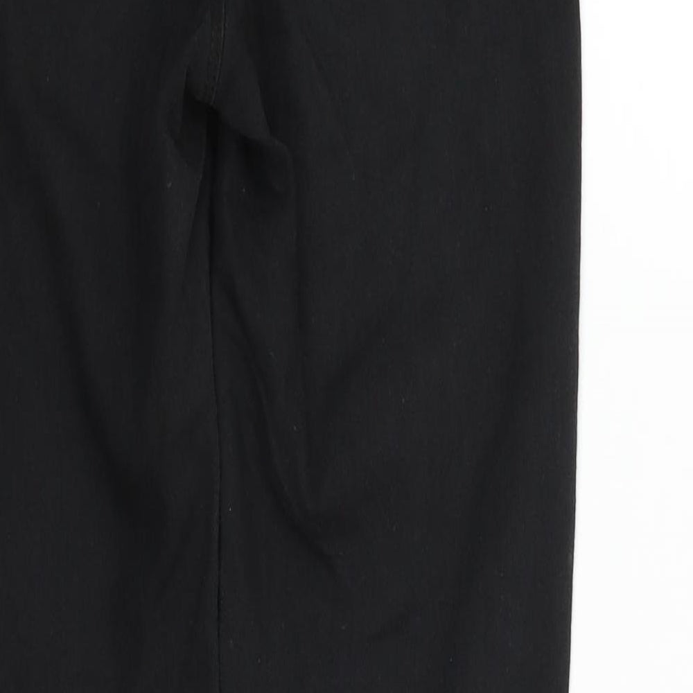 deniem & co Womens Black   Trousers  Size 6 L27 in