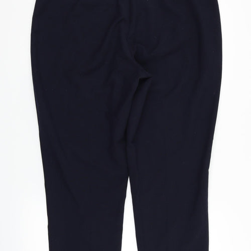 Mia Moda Womens Blue   Trousers  Size 16 L31 in