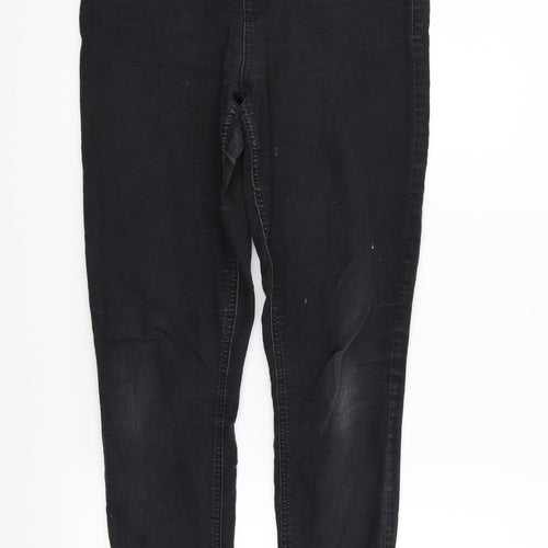 Marks and Spencer Womens Black   Straight Jeans Size 10 L28 in