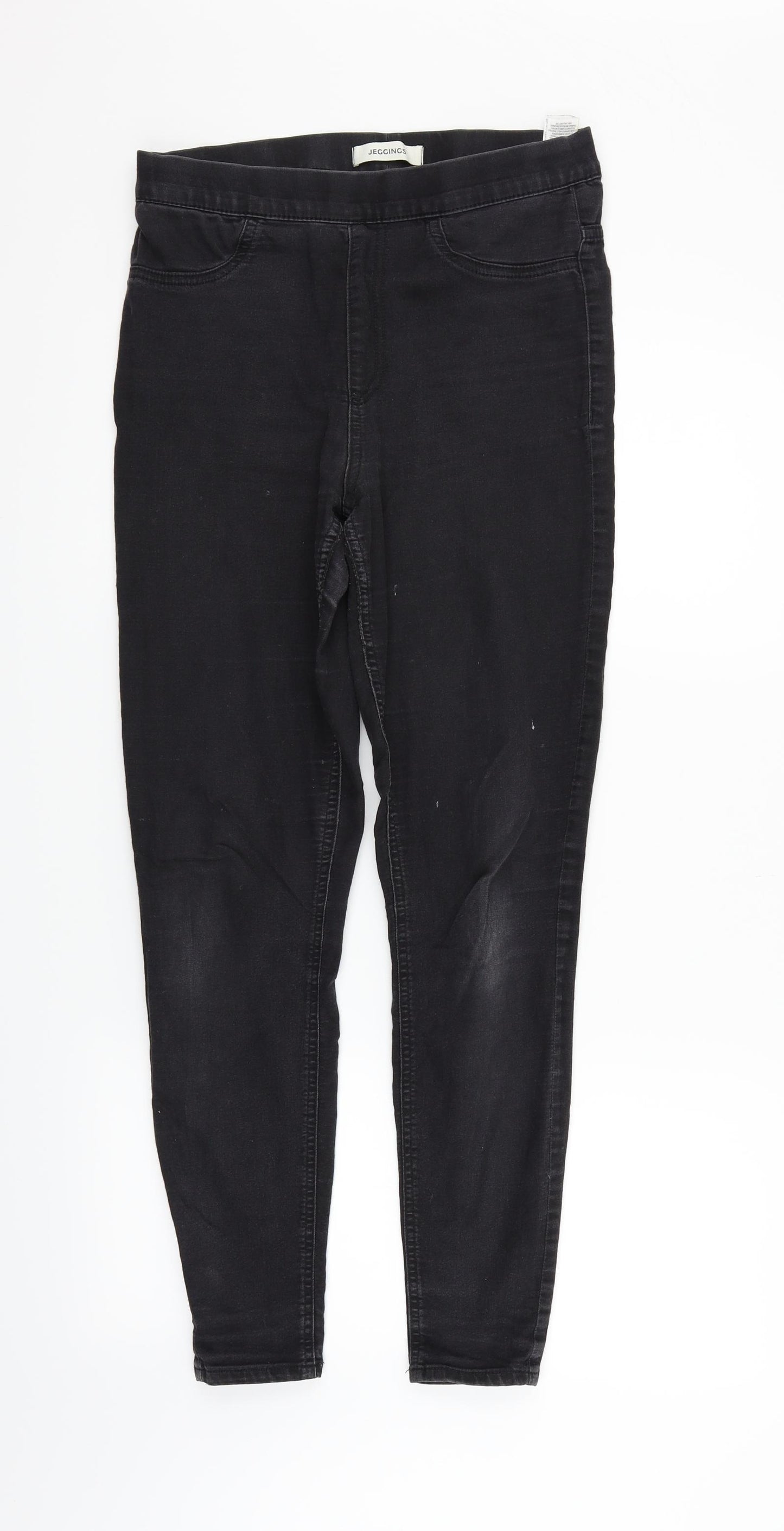 Marks and Spencer Womens Black   Straight Jeans Size 10 L28 in