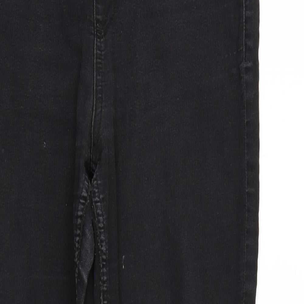 Marks and Spencer Womens Black   Straight Jeans Size 10 L28 in