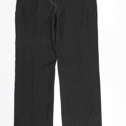 Alka Womens Black   Trousers  Size 14 L31 in