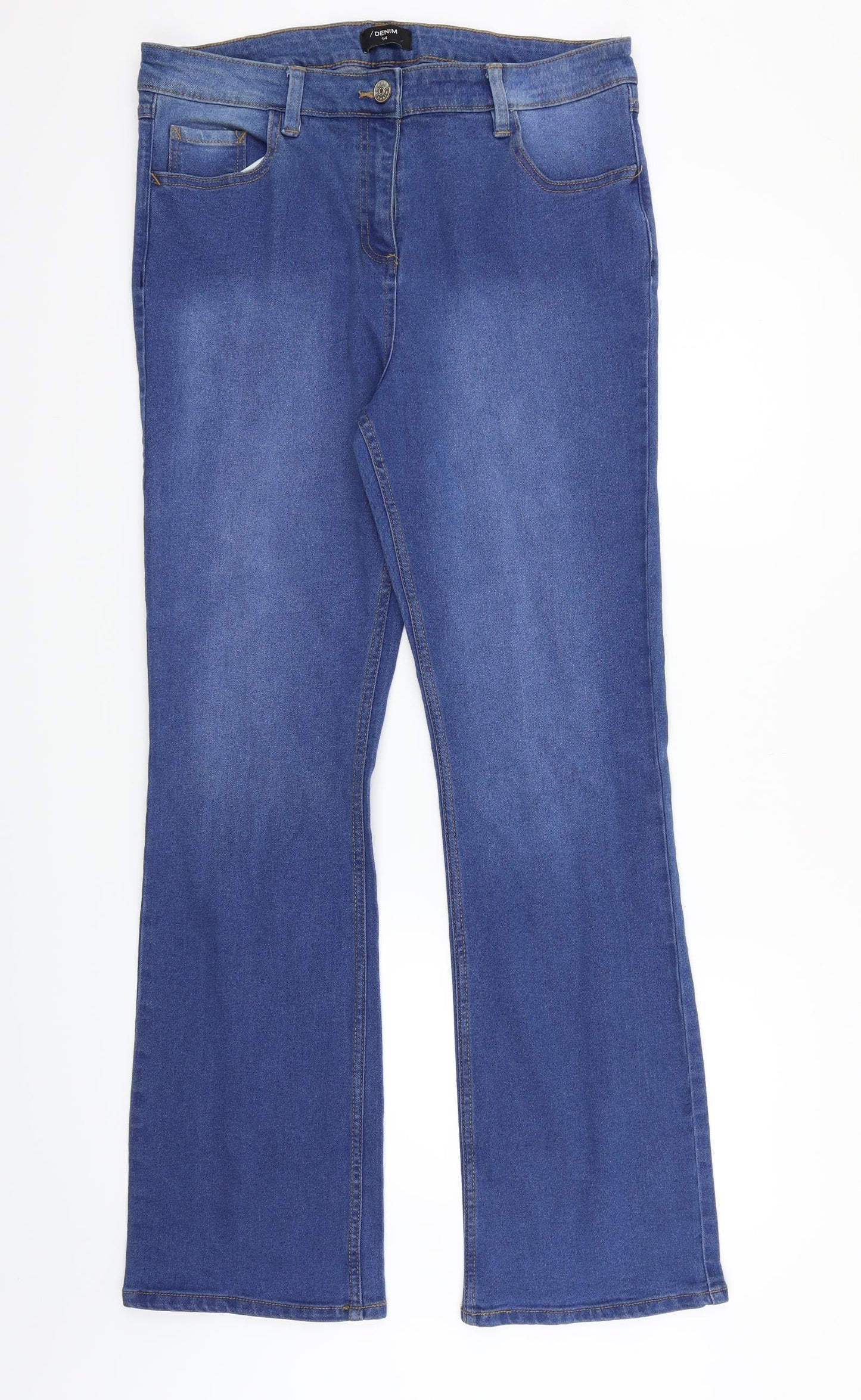 /Denim Womens Blue   Straight Jeans Size 14 L31 in
