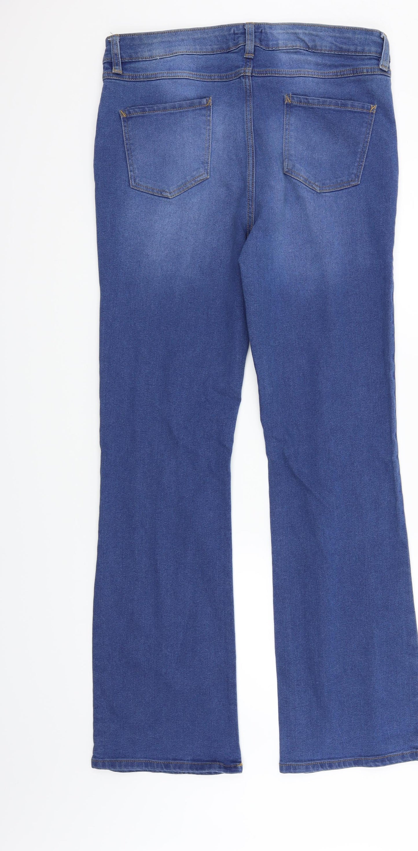 /Denim Womens Blue   Straight Jeans Size 14 L31 in