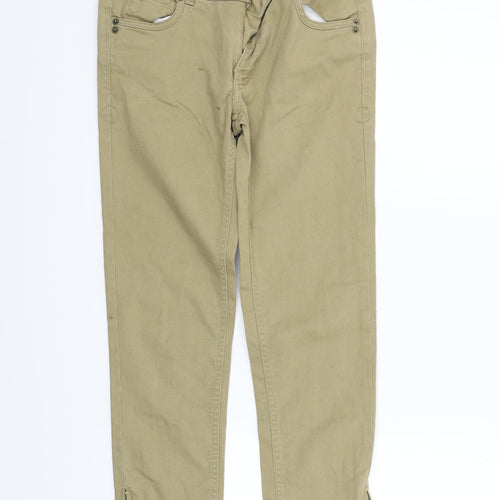 Matalan Womens Beige   Trousers  Size 10 L26 in