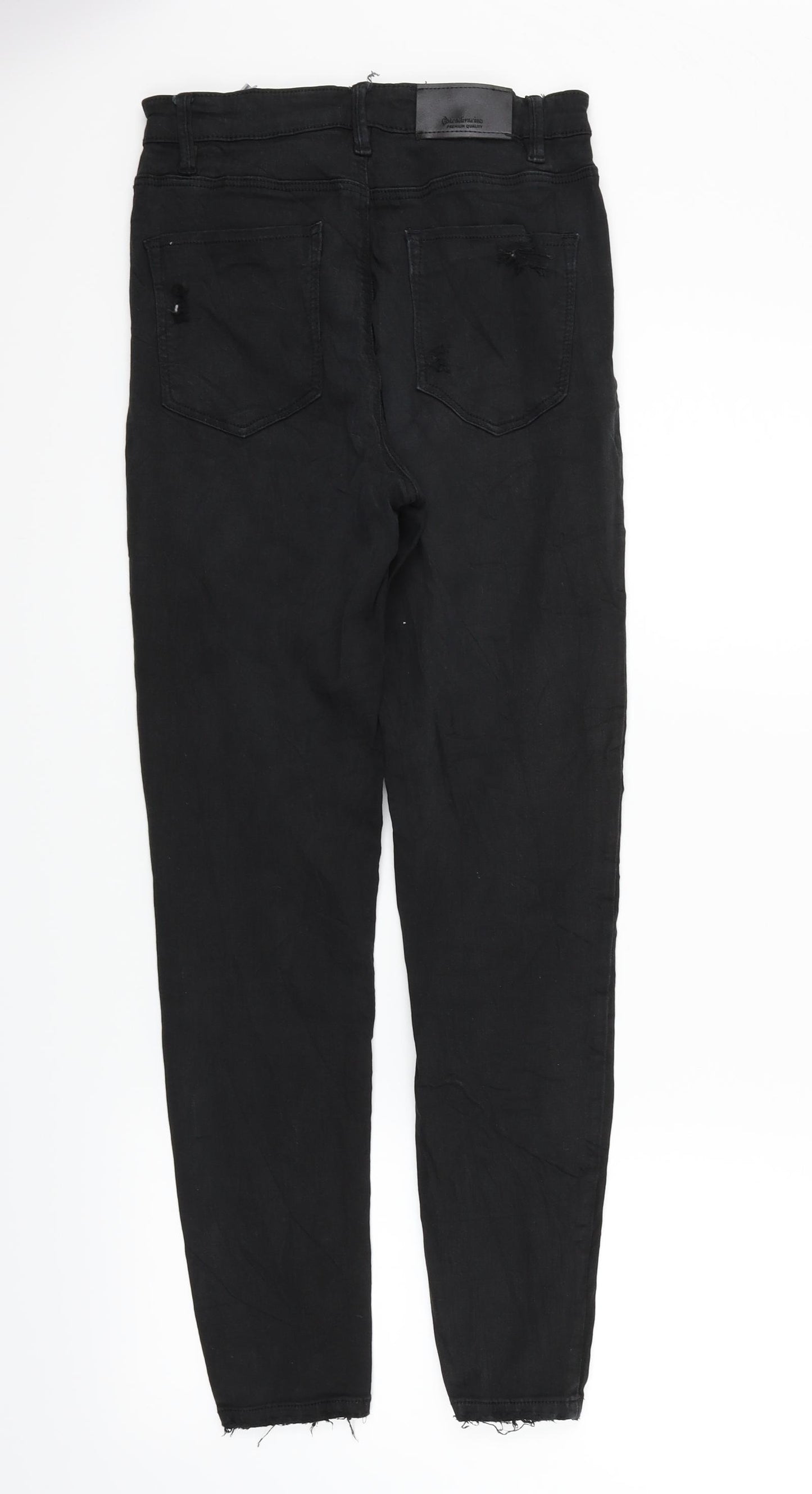 Stradavarius Womens Black   Straight Jeans Size 8 L27 in