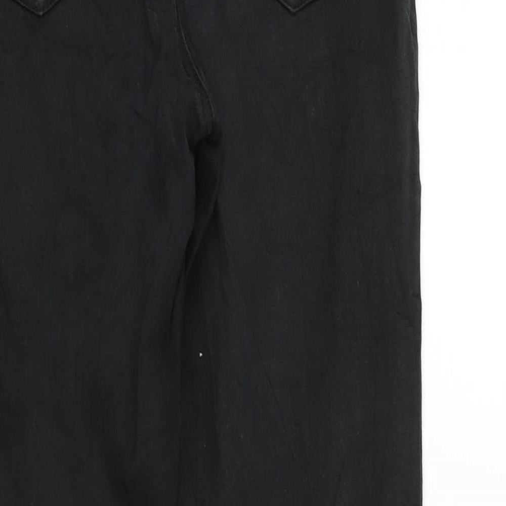 Stradavarius Womens Black   Straight Jeans Size 8 L27 in