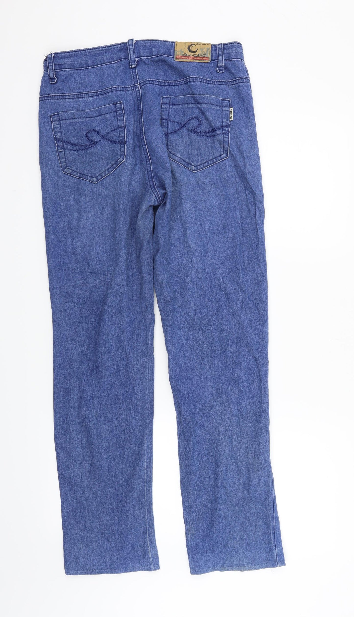 Sunbird Womens Blue   Straight Jeans Size 30 in L30 in