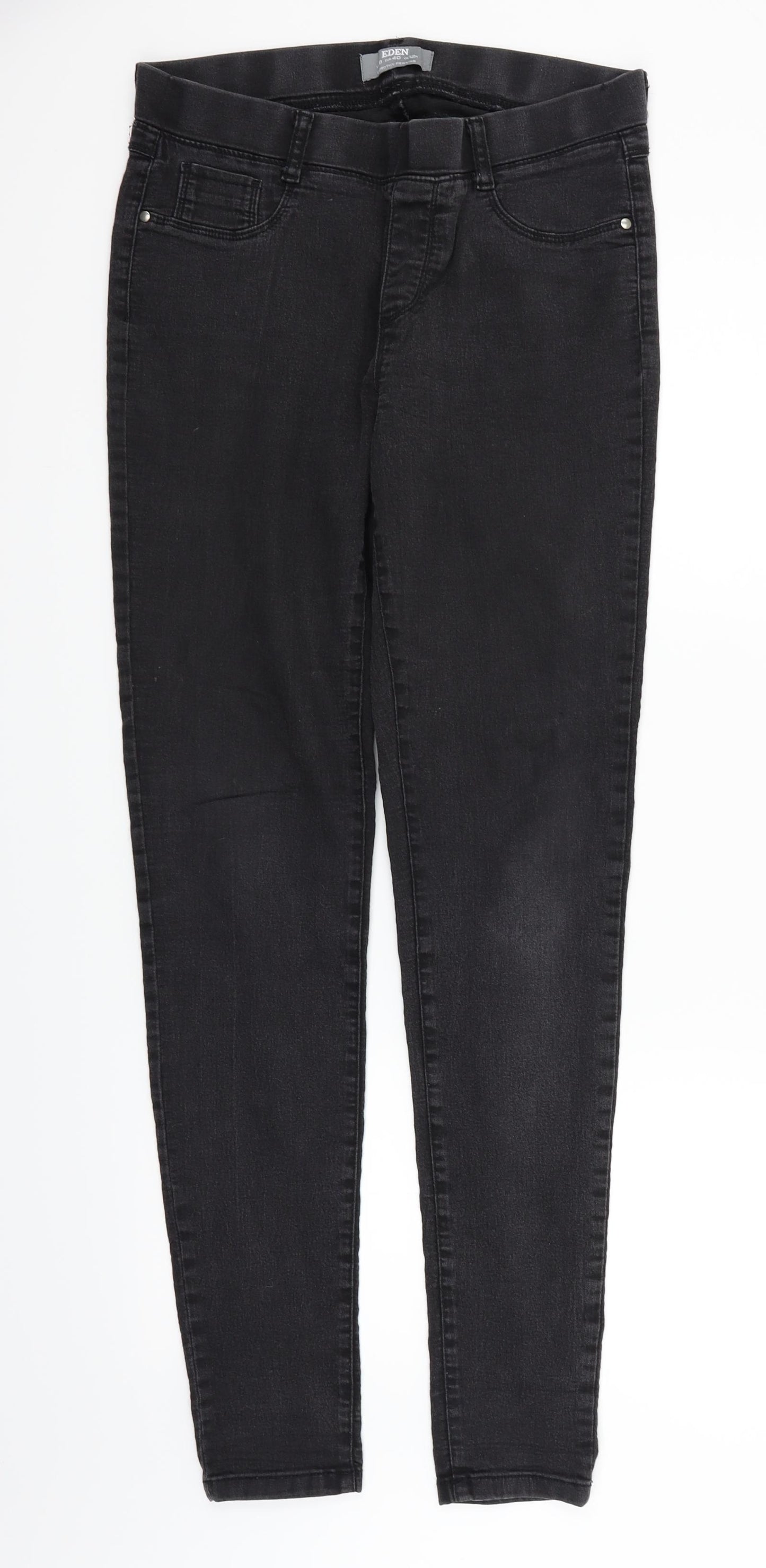 Eden Womens Black   Straight Jeans Size 12 L30 in