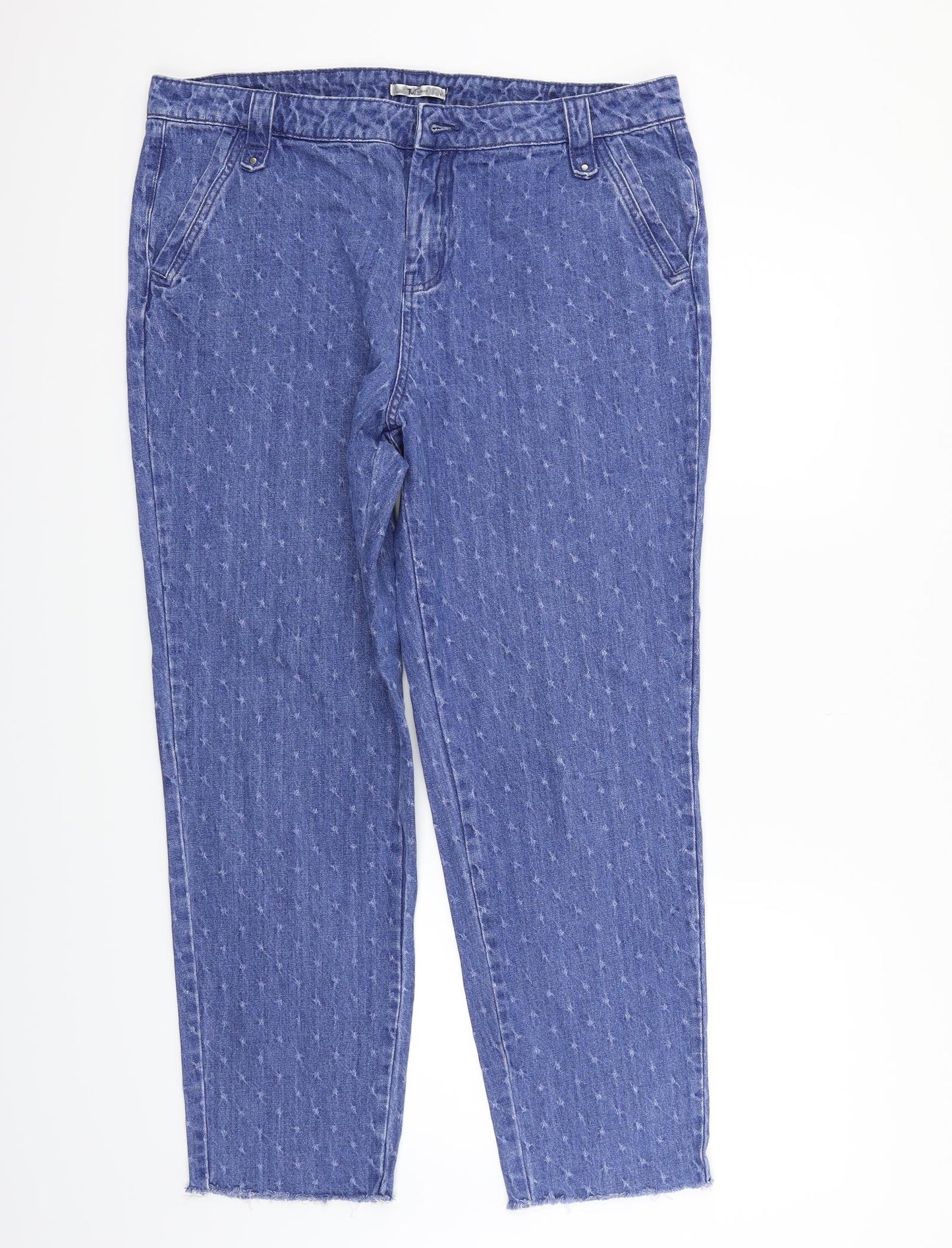 TU Womens Blue   Straight Jeans Size 16 L26 in