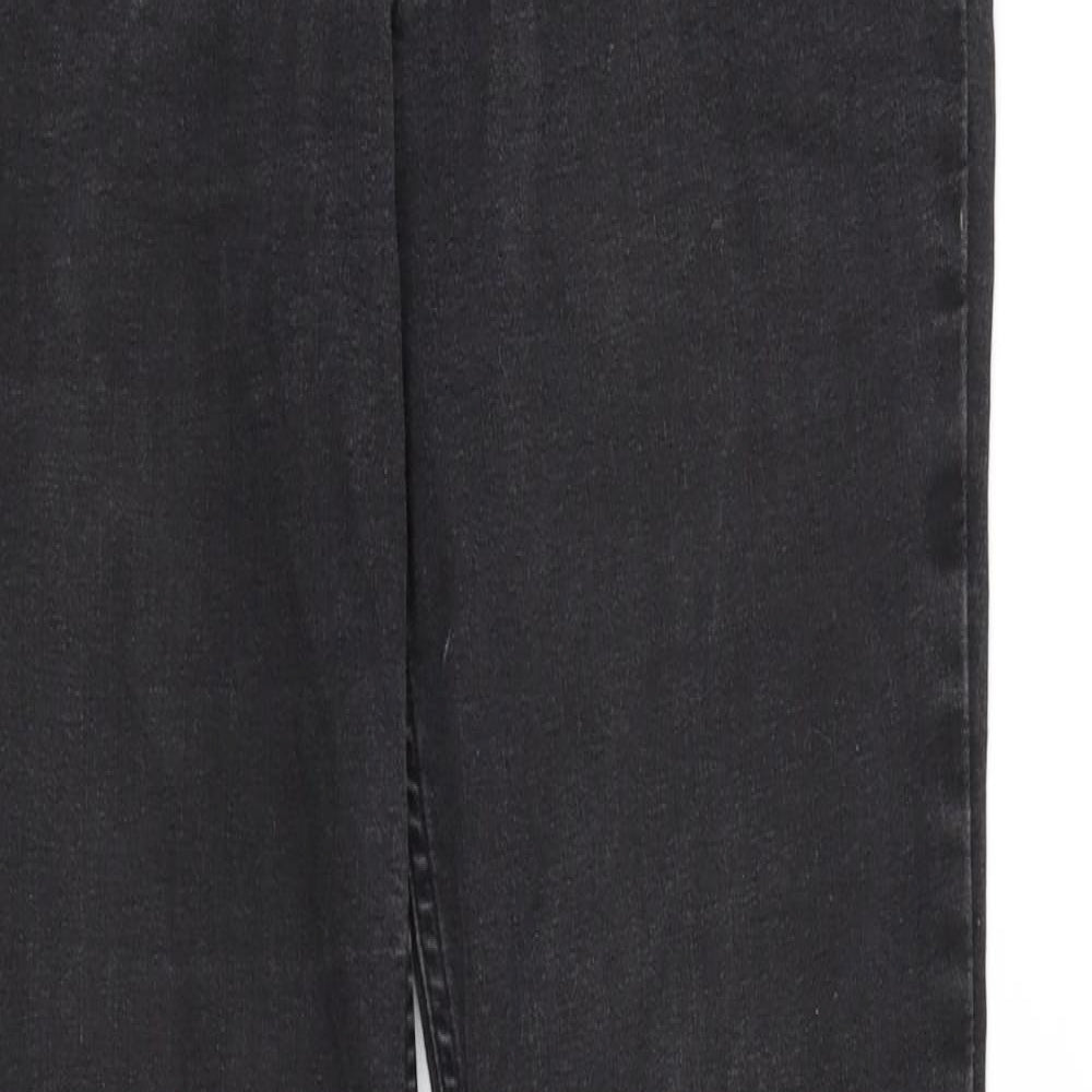 Per Una Womens Grey   Straight Jeans Size 12 L31 in