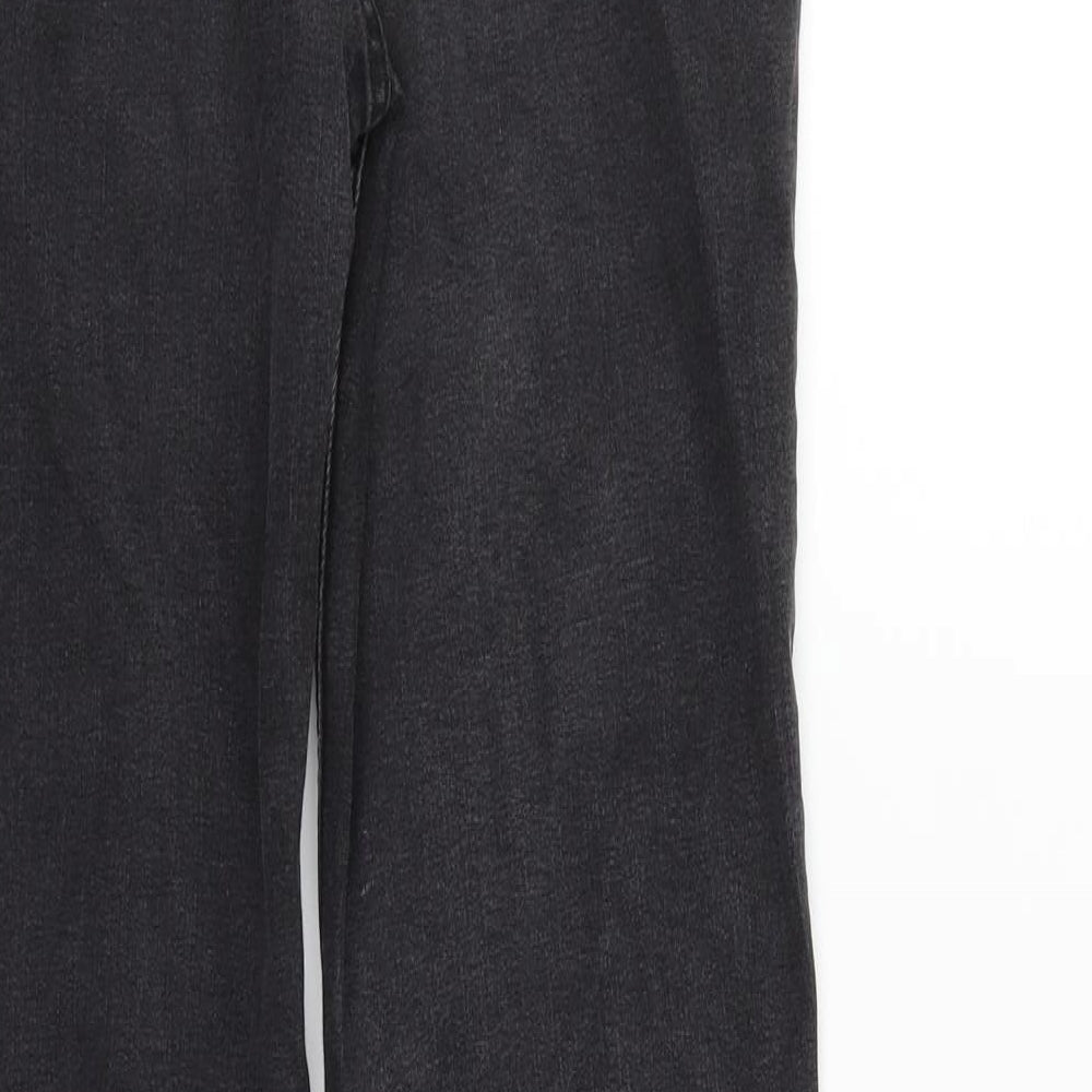 Per Una Womens Grey   Straight Jeans Size 12 L31 in