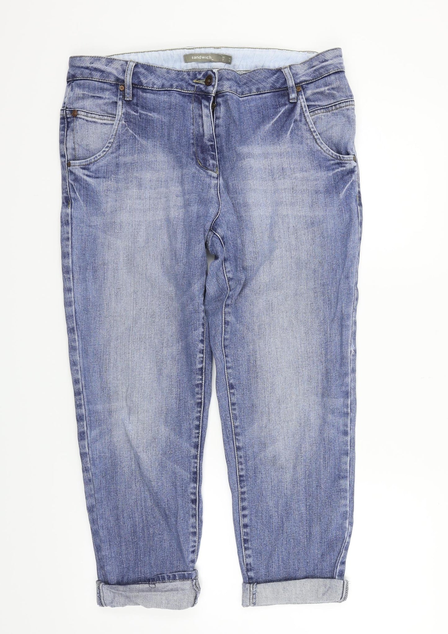 Sandwich Womens Blue   Straight Jeans Size 12 L30 in
