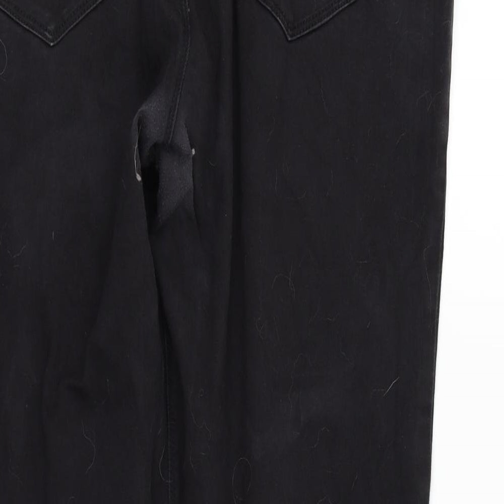George Womens Black   Jegging Trousers Size 20 L24 in - Dimond Pattern