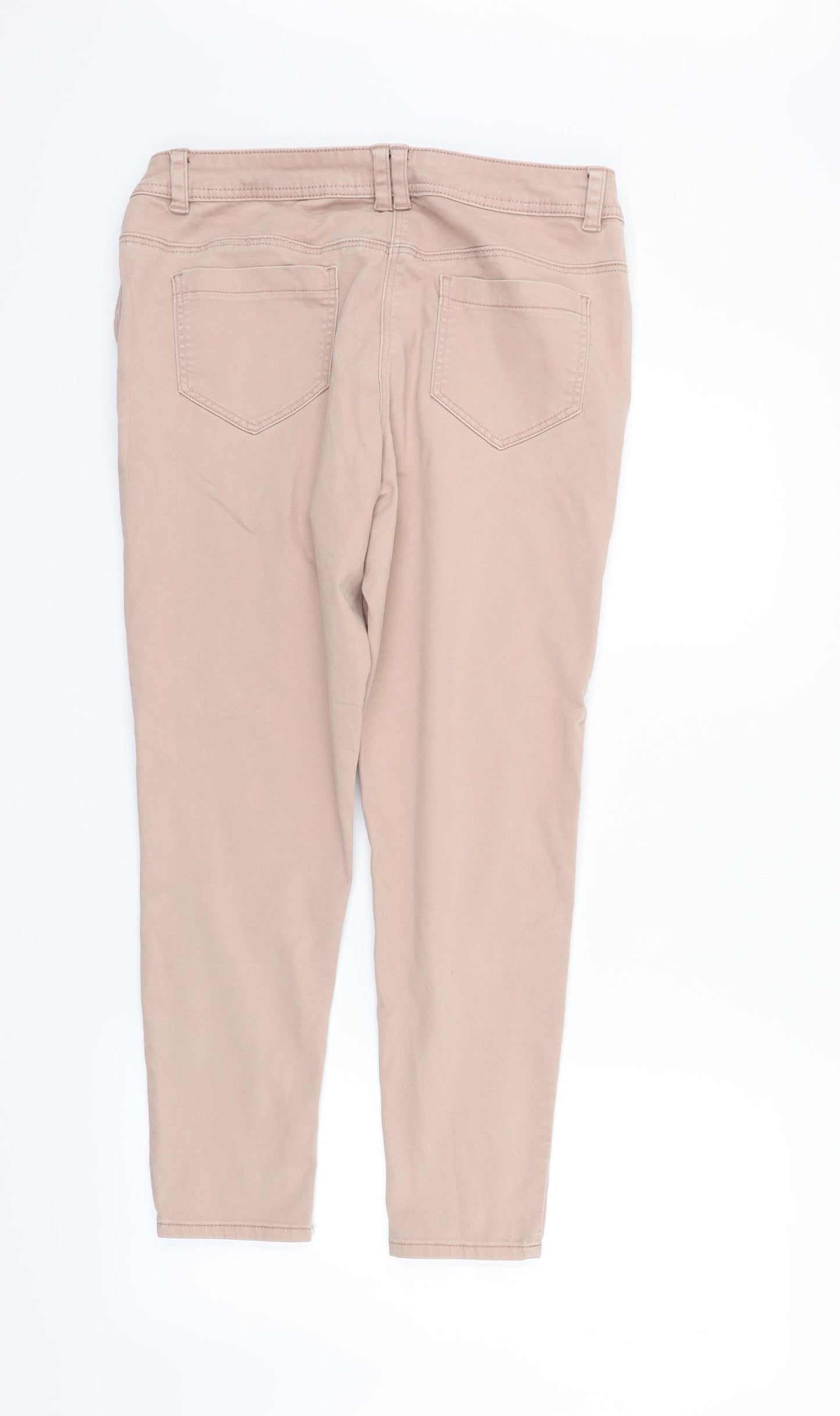 Nutmeg Womens Pink   Trousers  Size 14 L23 in