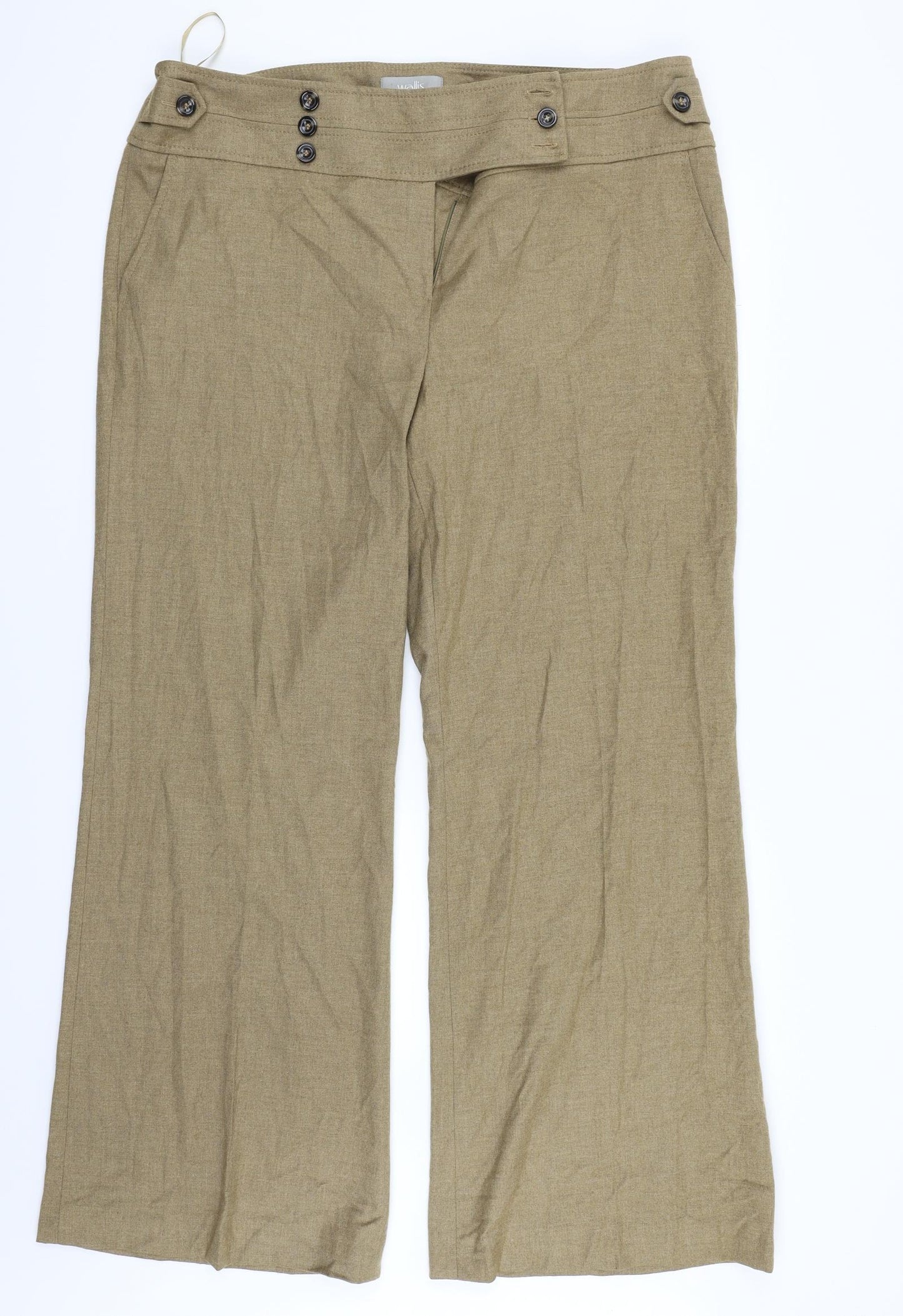Wallis Womens Beige   Trousers  Size 18 L31 in