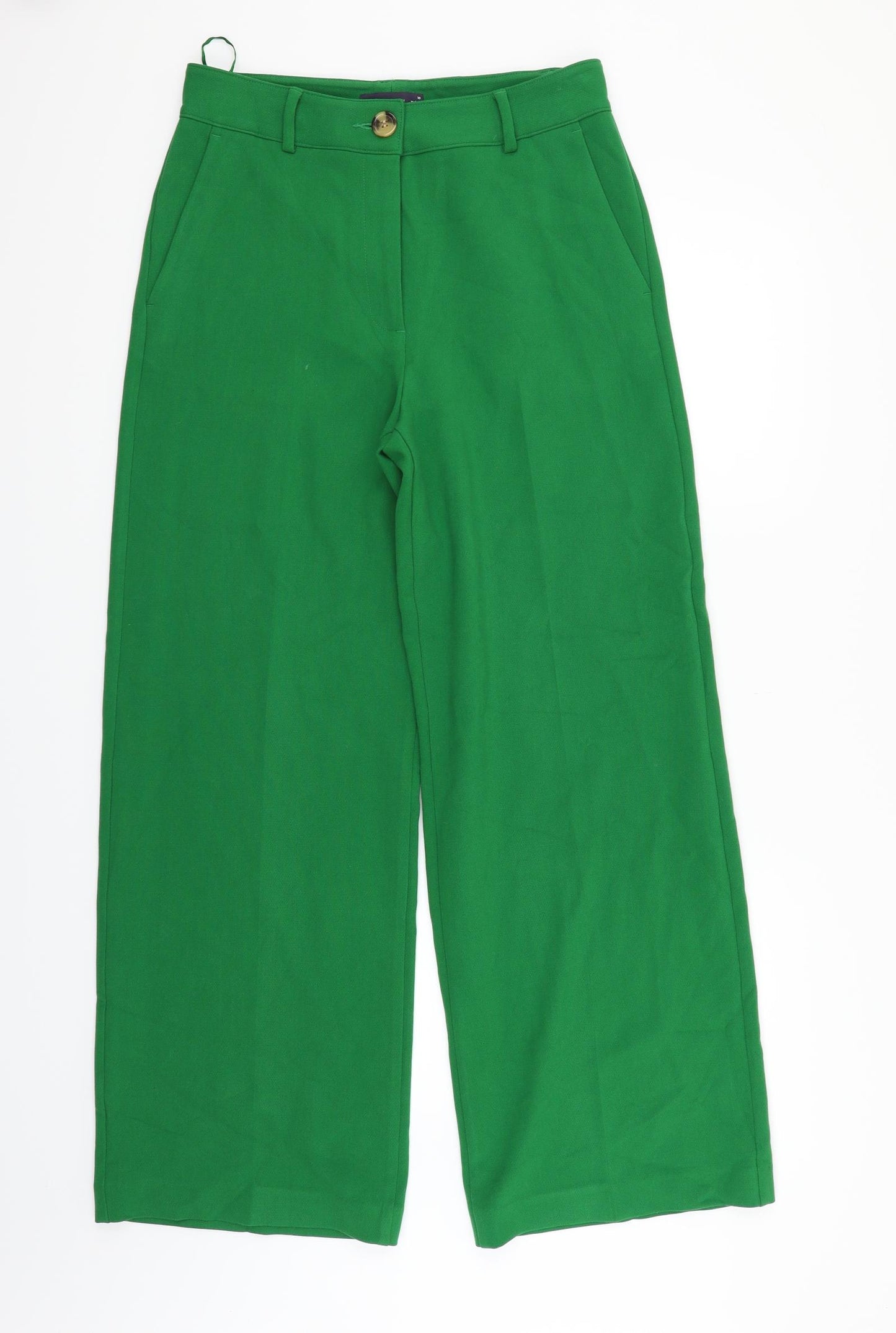 Marks and Spencer Womens Green   Trousers  Size 10 L28 in