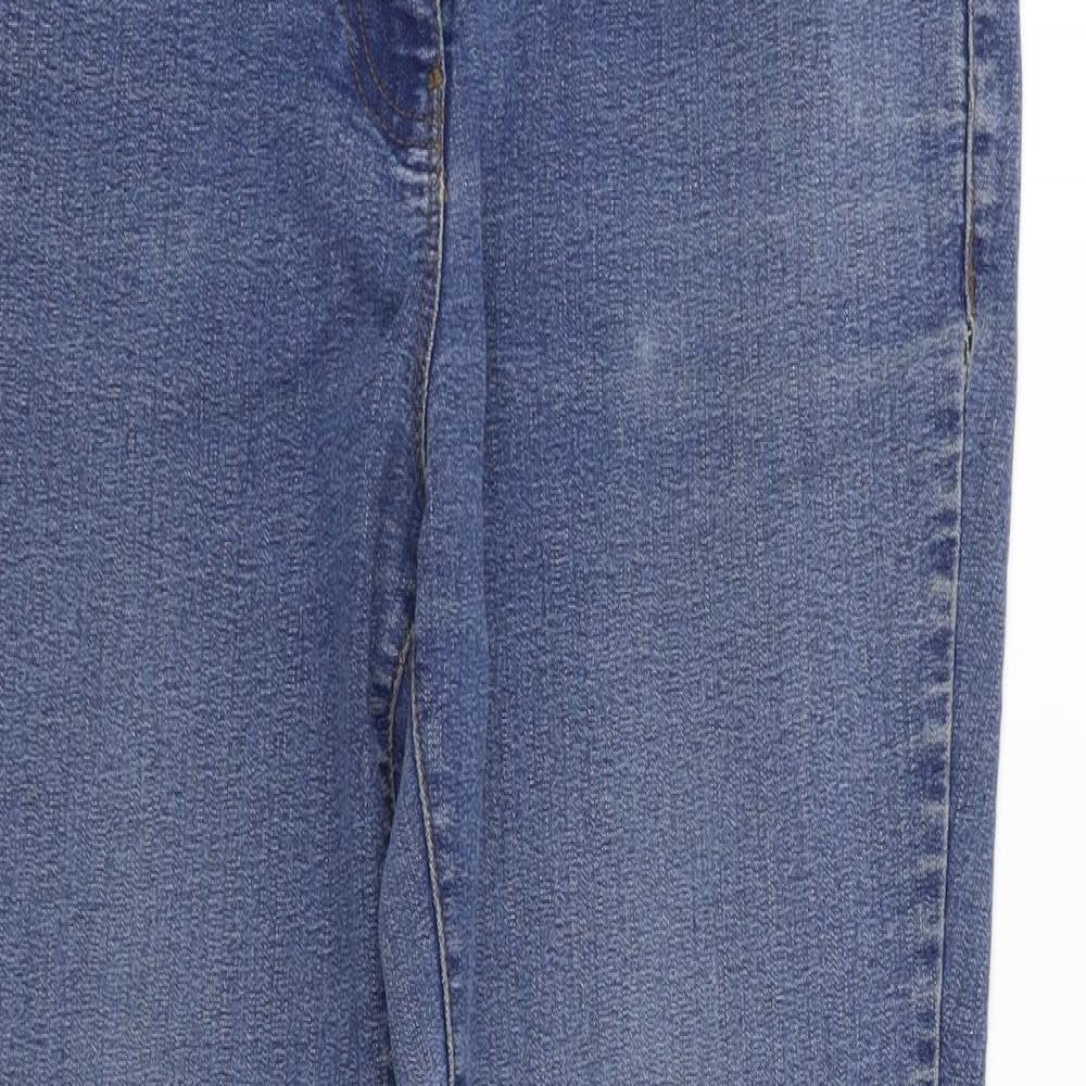 George Womens Blue   Straight Jeans Size 12 L25 in