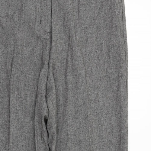 Per Una Womens Grey   Trousers  Size 16 L29 in