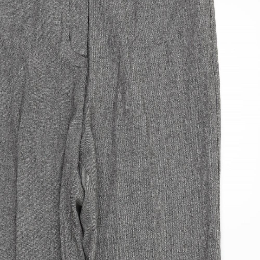 Per Una Womens Grey   Trousers  Size 16 L29 in