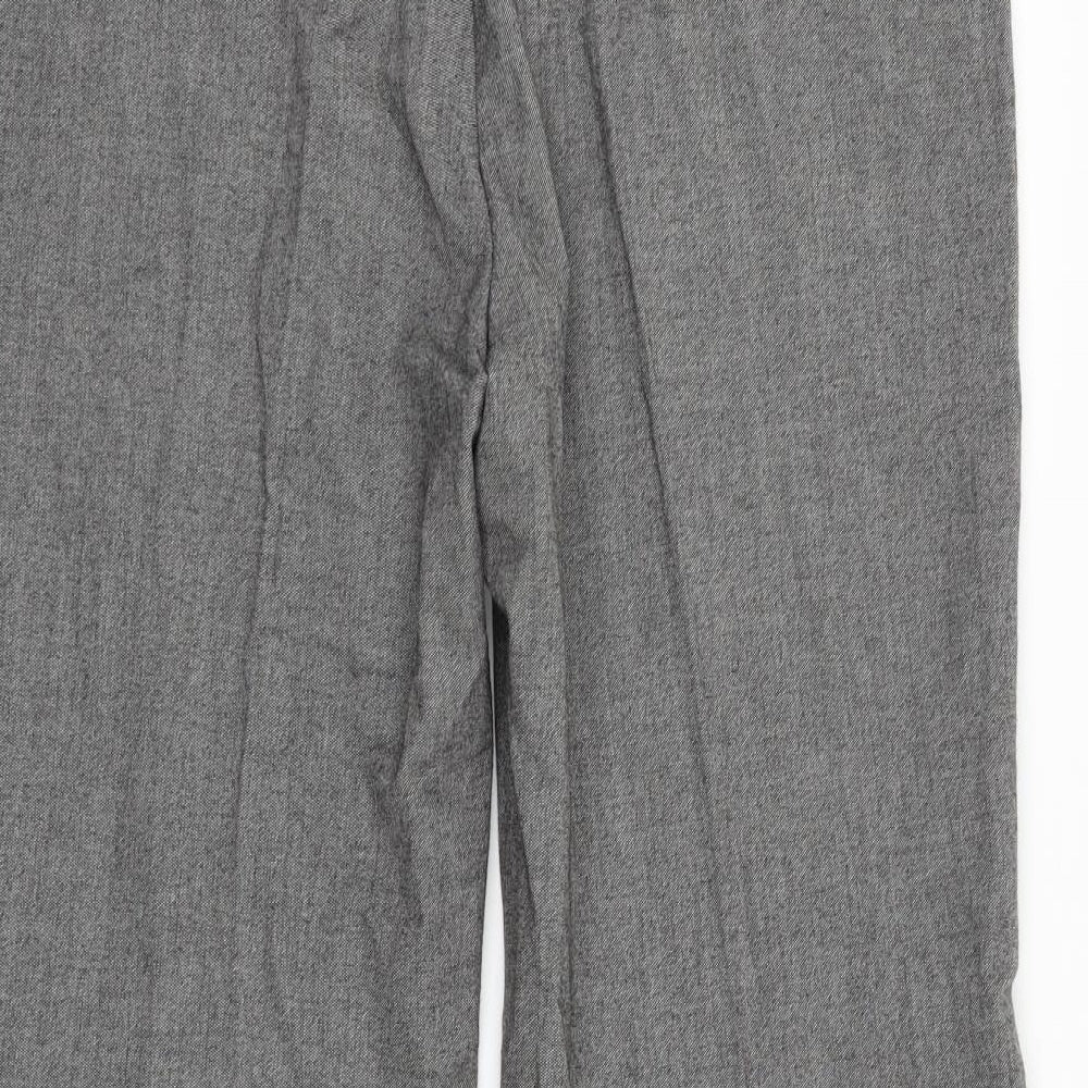 Per Una Womens Grey   Trousers  Size 16 L29 in