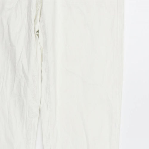 H&M Womens White   Trousers  Size 31 in L33 in