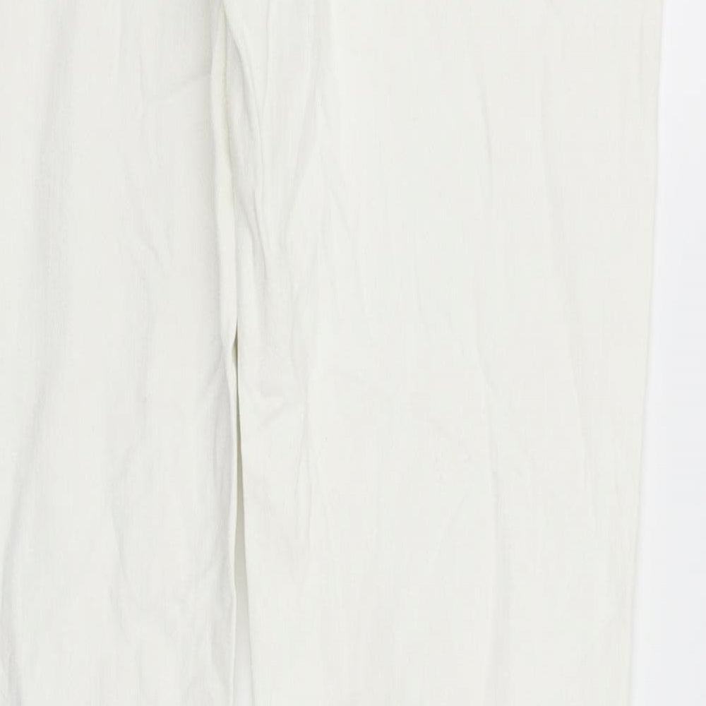 H&M Womens White   Trousers  Size 31 in L33 in