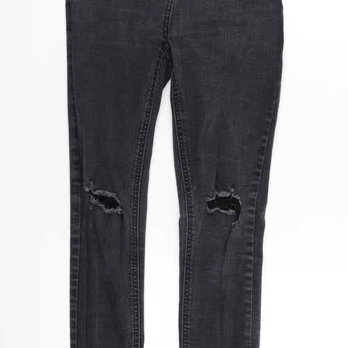 Papaya Womens Black   Straight Jeans Size 8 L26 in