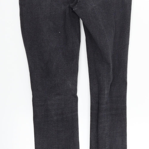 Papaya Womens Black   Straight Jeans Size 8 L26 in