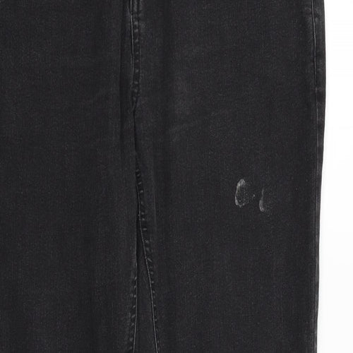 deniem & co Womens Grey   Straight Jeans Size 14 L29 in