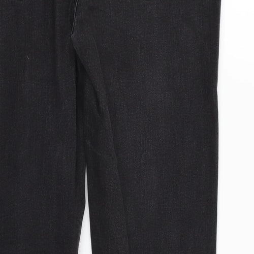 deniem & co Womens Grey   Straight Jeans Size 14 L29 in