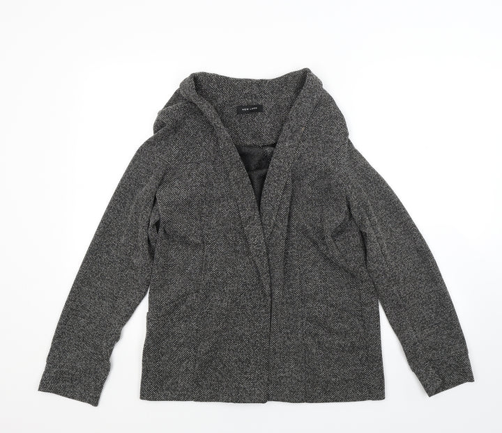 New Look Womens Grey Jacket Coatigan Size 12