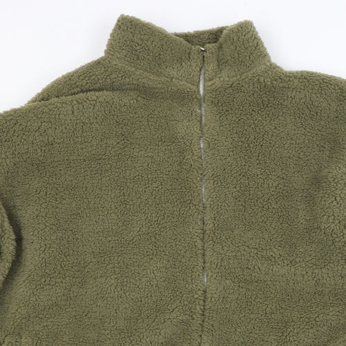 ASOS Mens Green  Fleece Jacket Coat Size XL