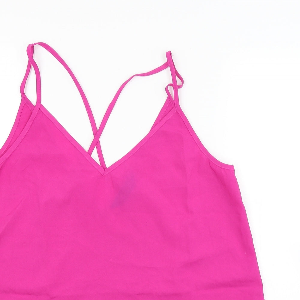 Beyou Womens Pink   Camisole Blouse Size 14