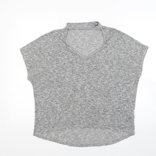 newlook Womens Grey  Knit Pullover Jumper Size S