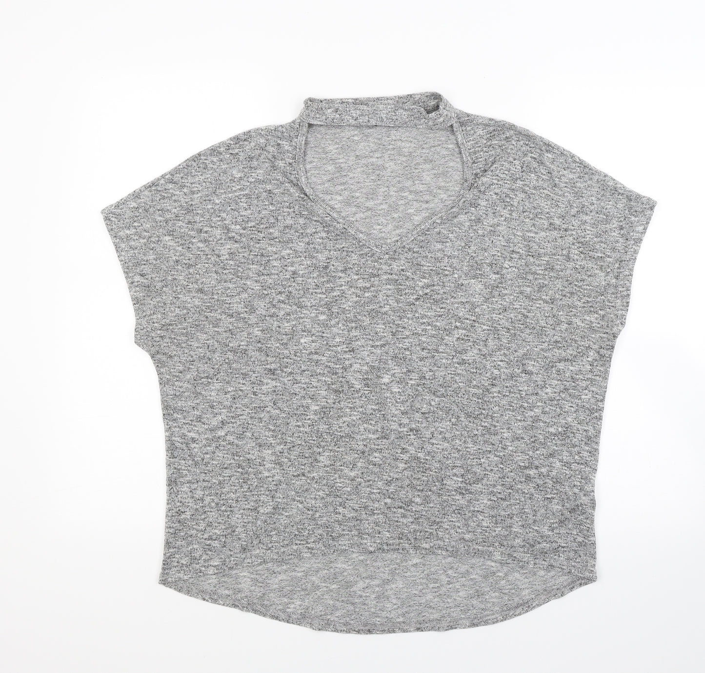 newlook Womens Grey  Knit Pullover Jumper Size S