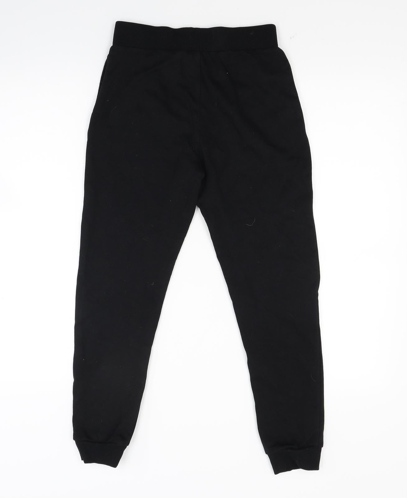 George Boys Black   Jogger Trousers Size 9-10 Years