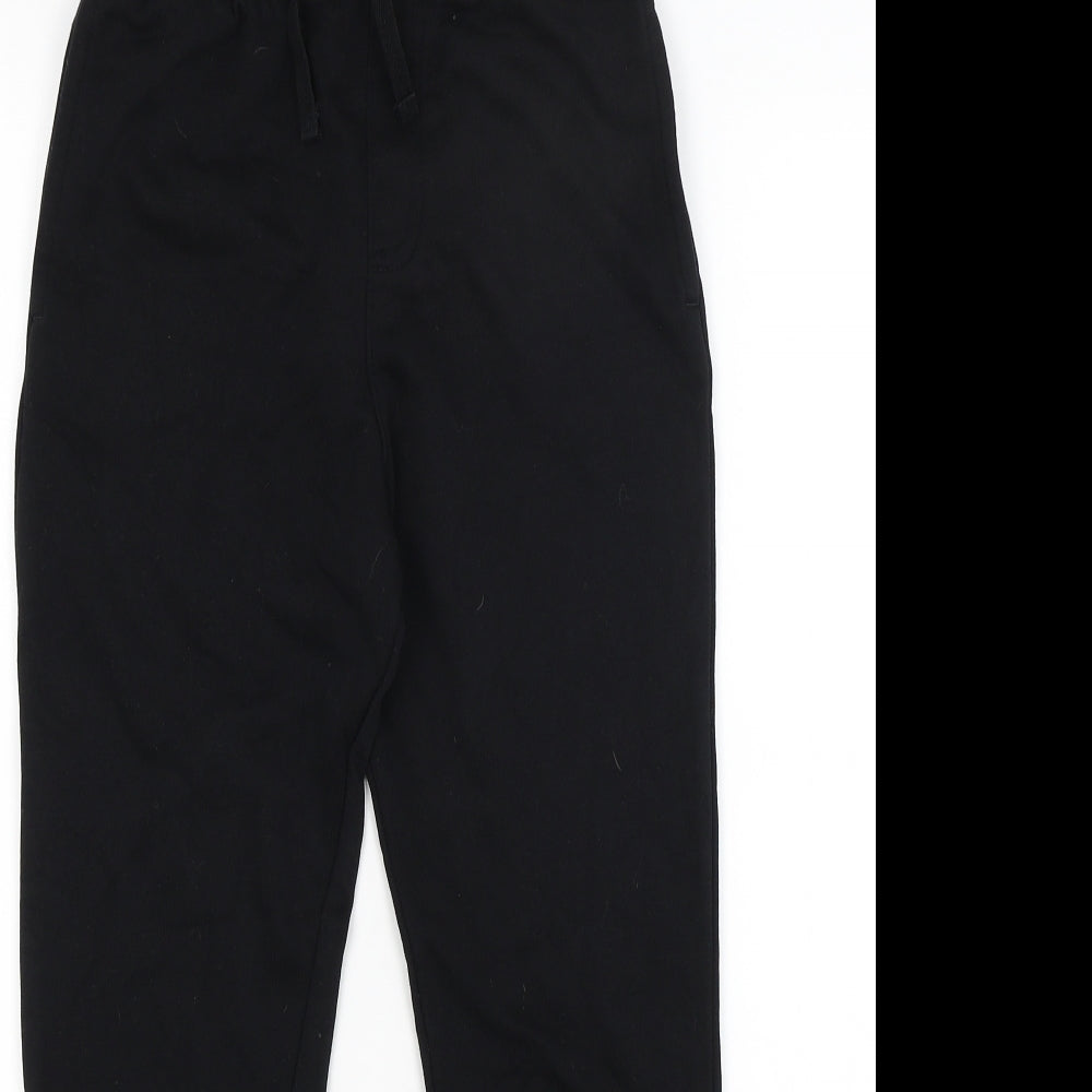 George Boys Black   Jogger Trousers Size 9-10 Years