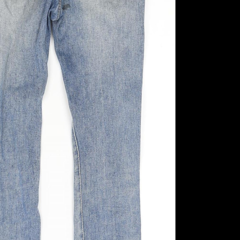 Primark Womens Blue  Denim Skinny Jeans Size 6 L25 in