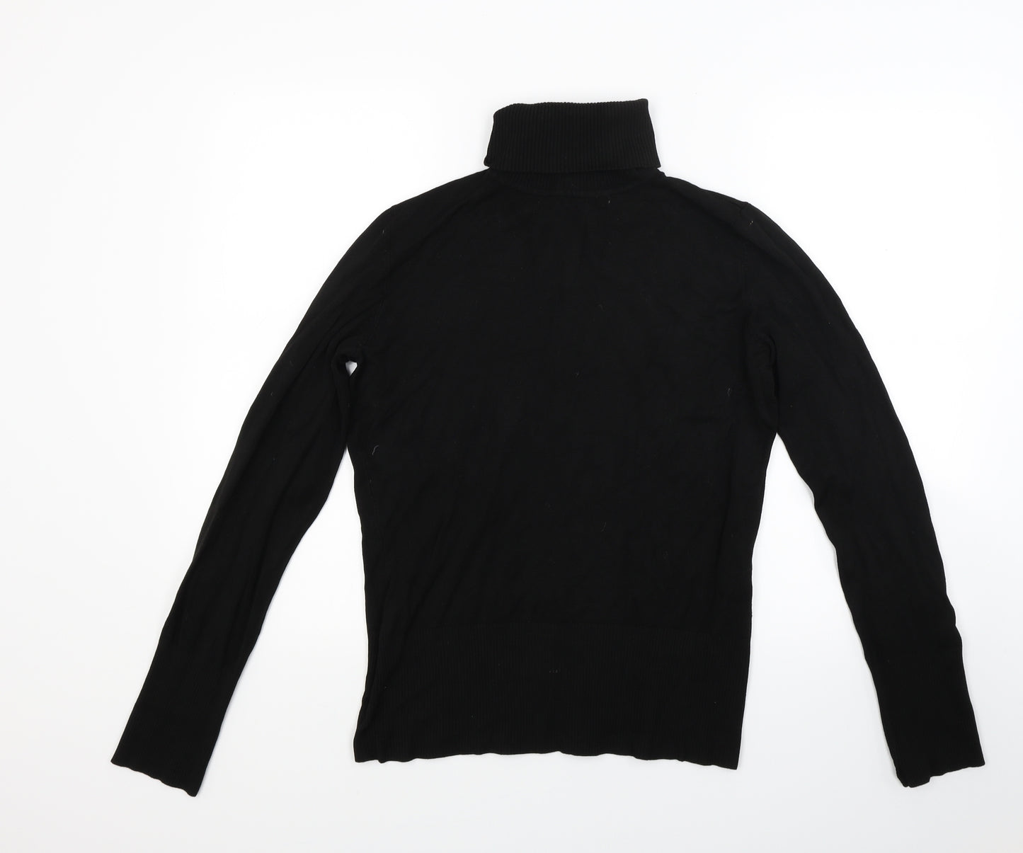 Wallis Womens Black  Knit Pullover Jumper Size 12