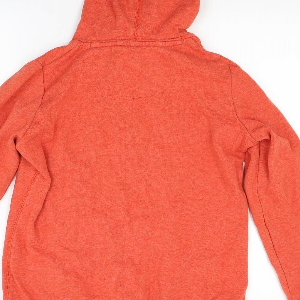 NEXT Womens Orange  Jacquard Pullover Hoodie Size 10  - New york