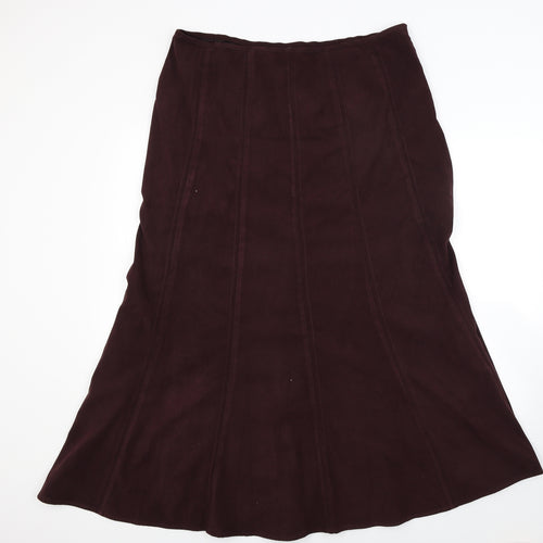 New Look Womens Red   Flare Skirt Size 35 in