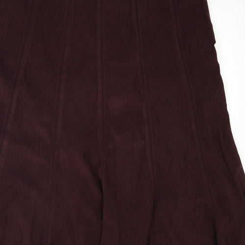 New Look Womens Red   Flare Skirt Size 35 in