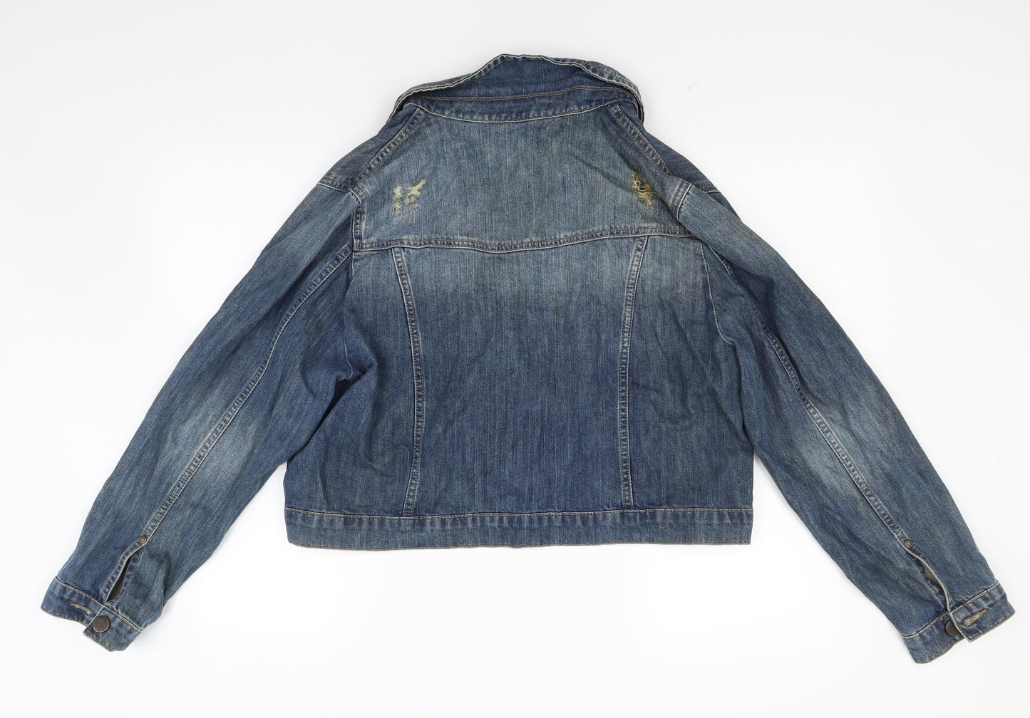 So Fabulous Womens Blue  Denim Jacket Coat Size 20