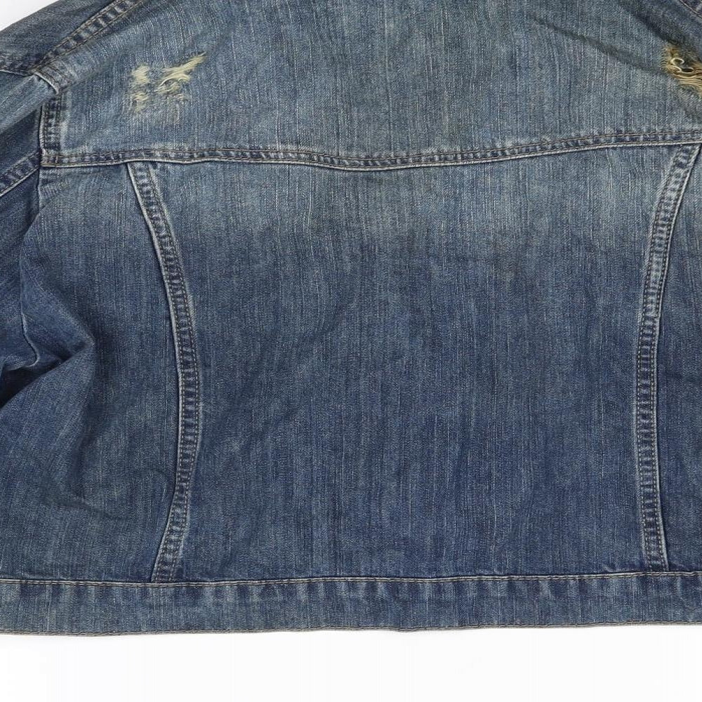 So Fabulous Womens Blue  Denim Jacket Coat Size 20