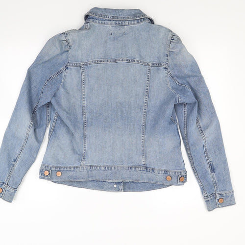 Blue 73 Womens Blue  Denim Jacket Coat Size 18