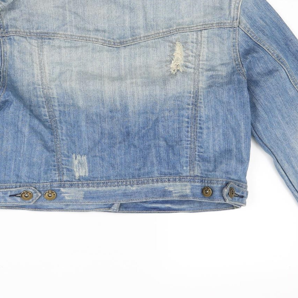 Joe Browns Womens Blue  Denim Jacket Coat Size 14
