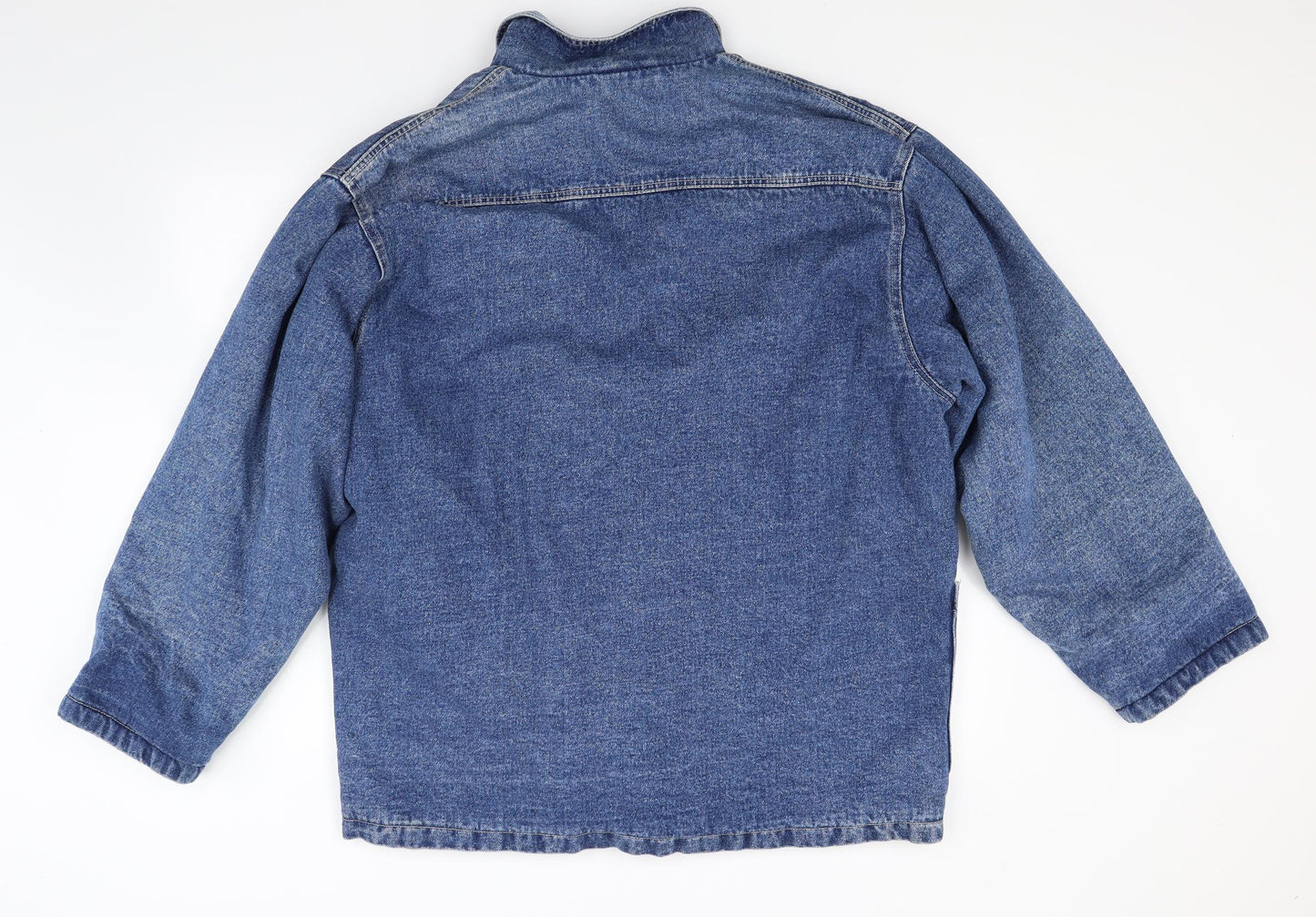 W J co Womens Blue  Denim Jacket Coat Size M