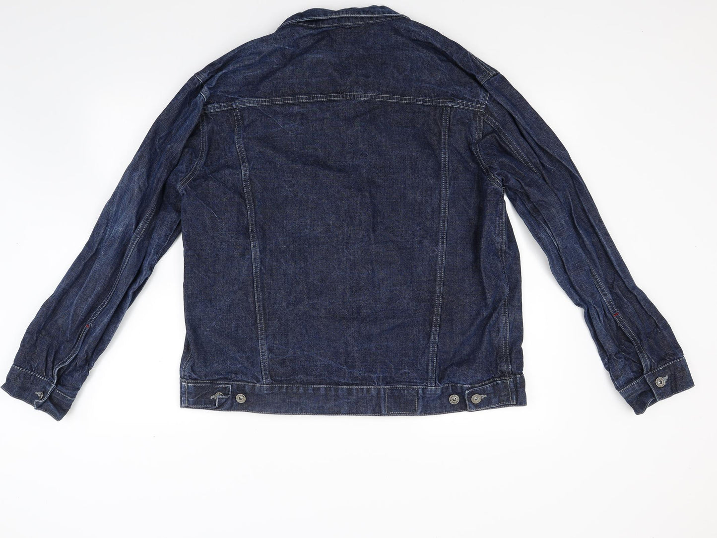 River Island Mens Blue  Denim Jacket Coat Size L