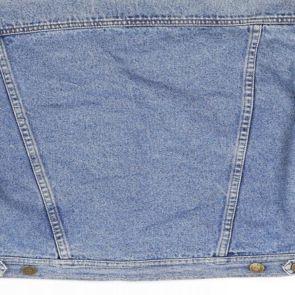 Eddie Bauer Womens Blue  Denim Jacket Coat Size M